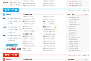 织梦CMS仿某中国作文网源码 经典范文论文网模板 带会员系统+支付接口+整站数据